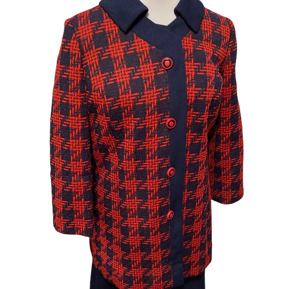 THE MIA: 1960s Mod Sheath and Jacket Set - Picture 2 of 10